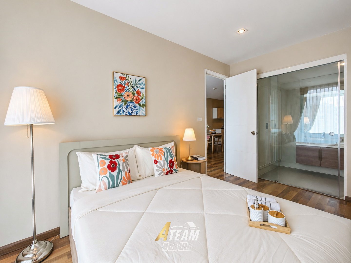Stilvolle Wohnung mit Meerblick und außergewöhnlichen Pools im Resort-Stil in Khao Takiab, Vorschaubild 10