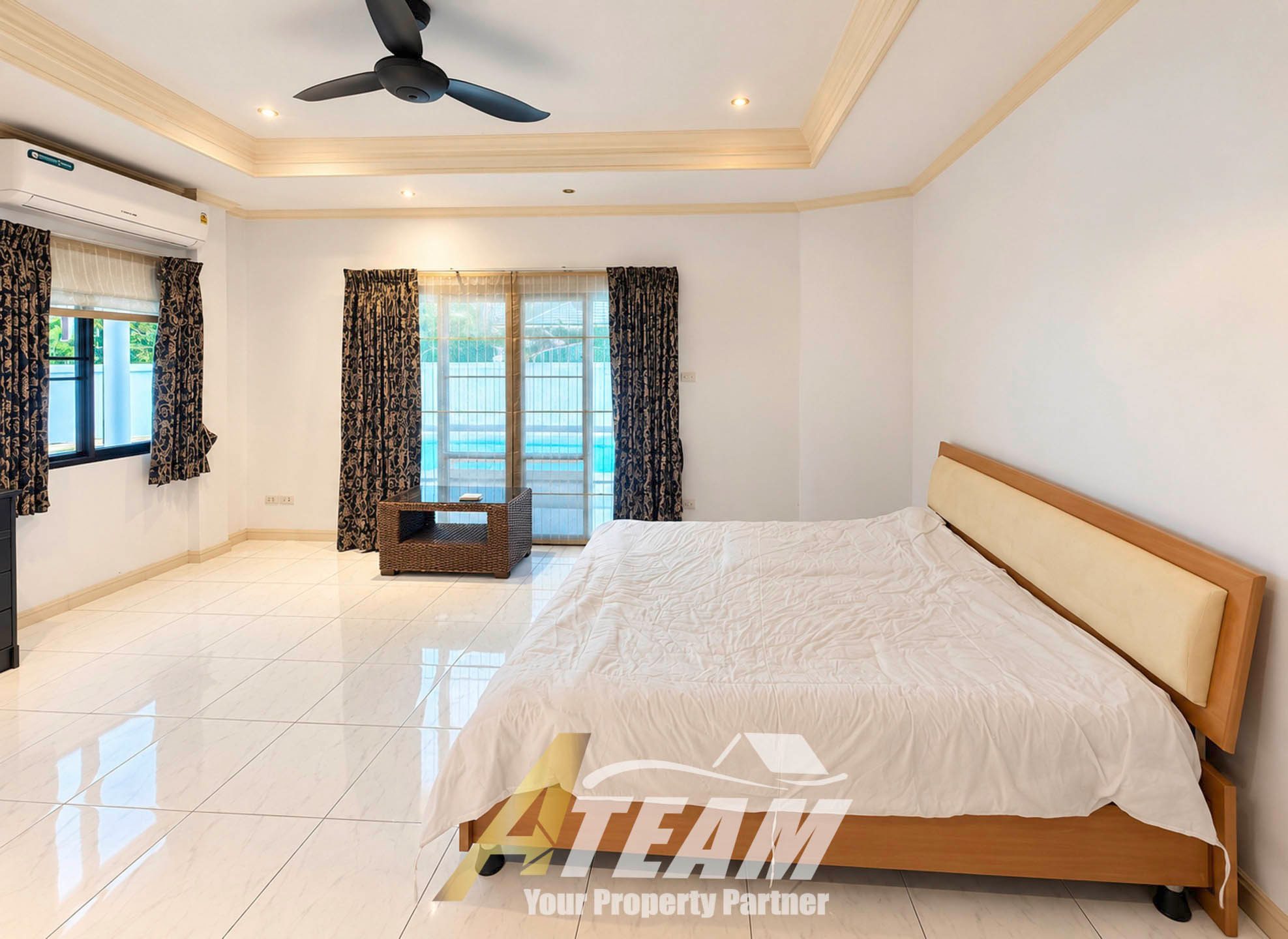 Spacious 3-Bedroom Private Pool Villa for Rent at Sunset Village 1, Hua Hin Soi 6, thumbnail 19