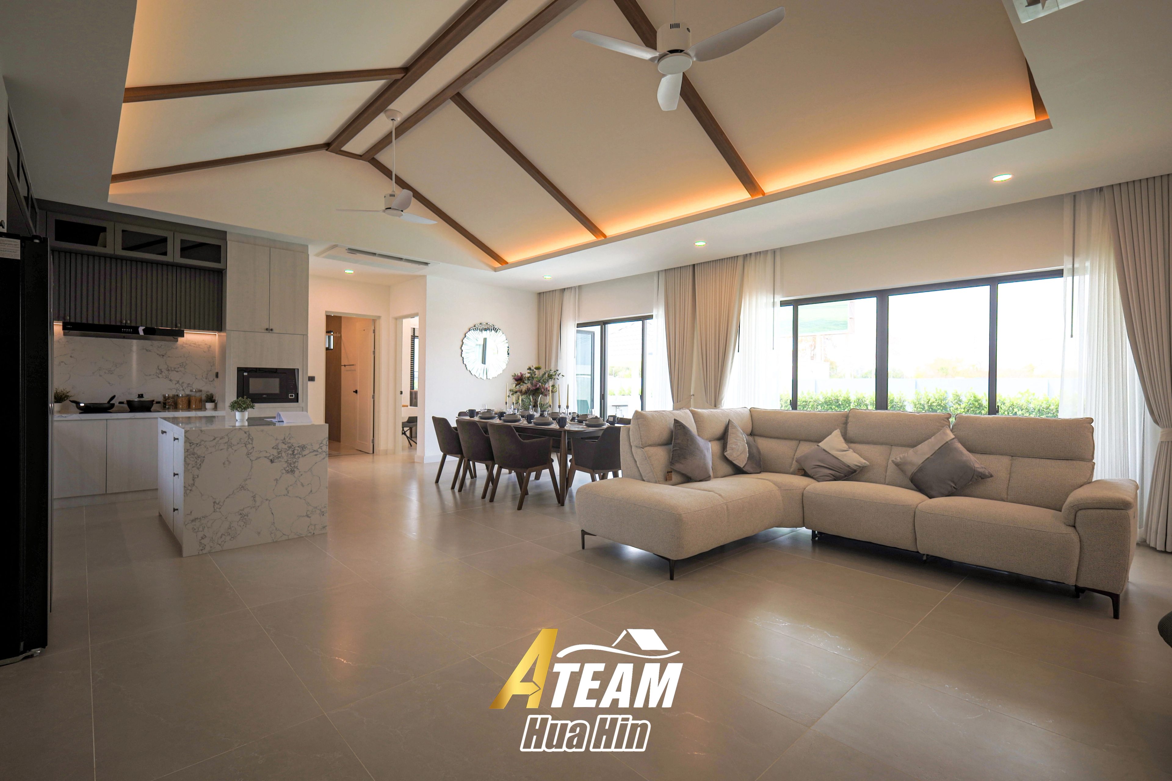 Modern 3-Bedroom Pool Villa at La Vallee Raintree Residence, Thap Tai, thumbnail 7