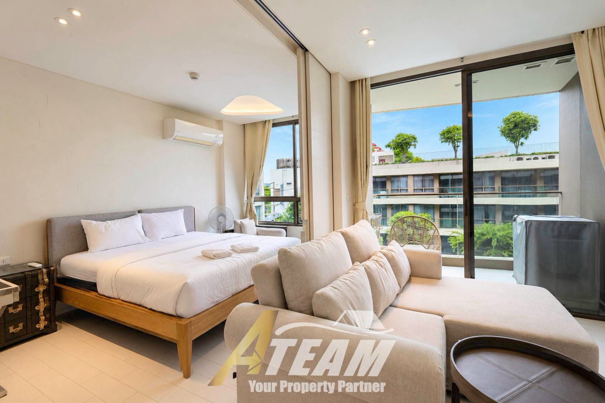 Appartement moderne 1 chambre avec vue sur piscine à louer à la résidence Veranda de Hua Hin, miniature 8