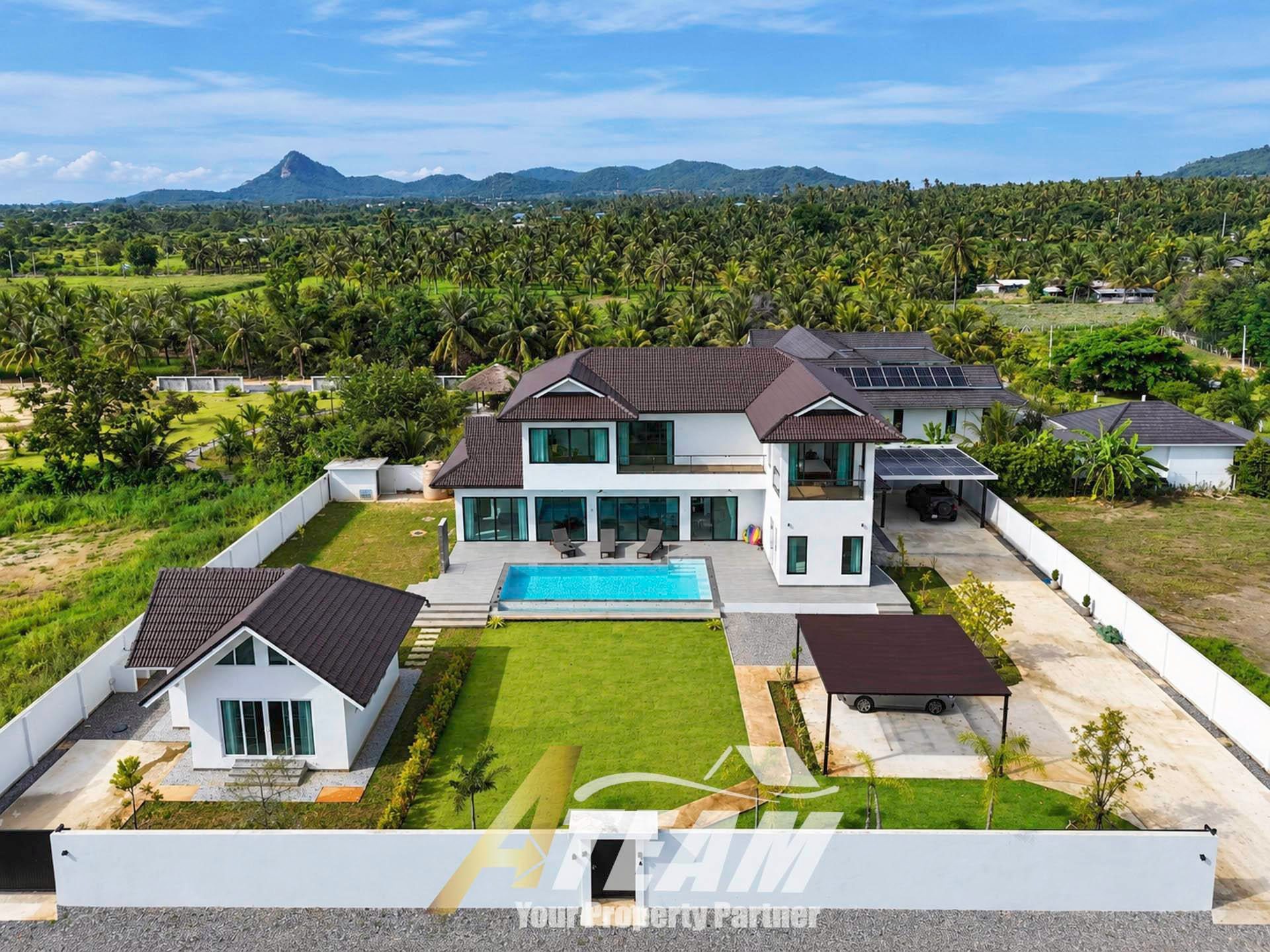 Luxury 6-Bedroom Pool Villa with Guest House at Baan Lom Yen, Hua Hin