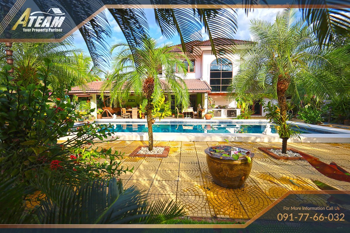 Unique Mansion on 1 Rai with incredible tropical  garden, thumbnail 71