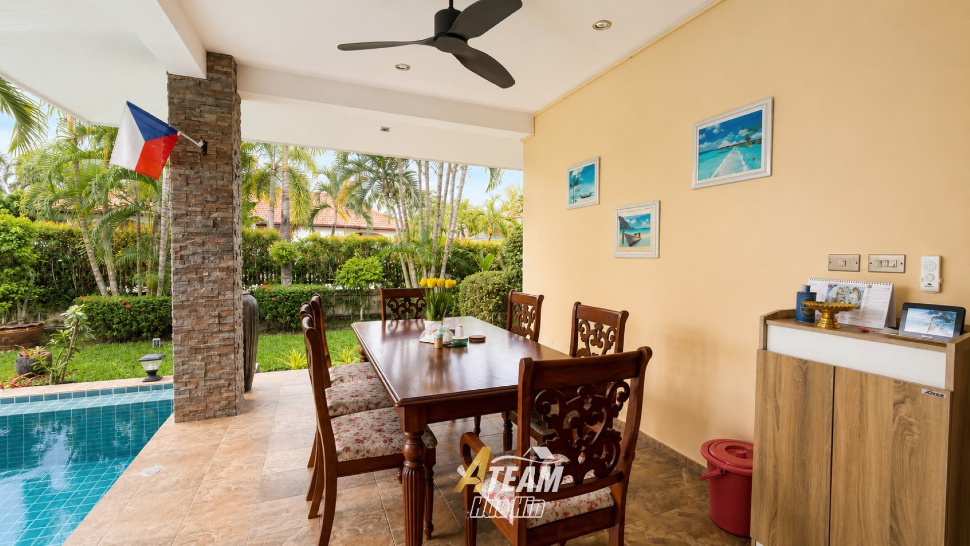 3 Bedroom pool villa for rent at Wijittra in HIn lek fai , thumbnail 13