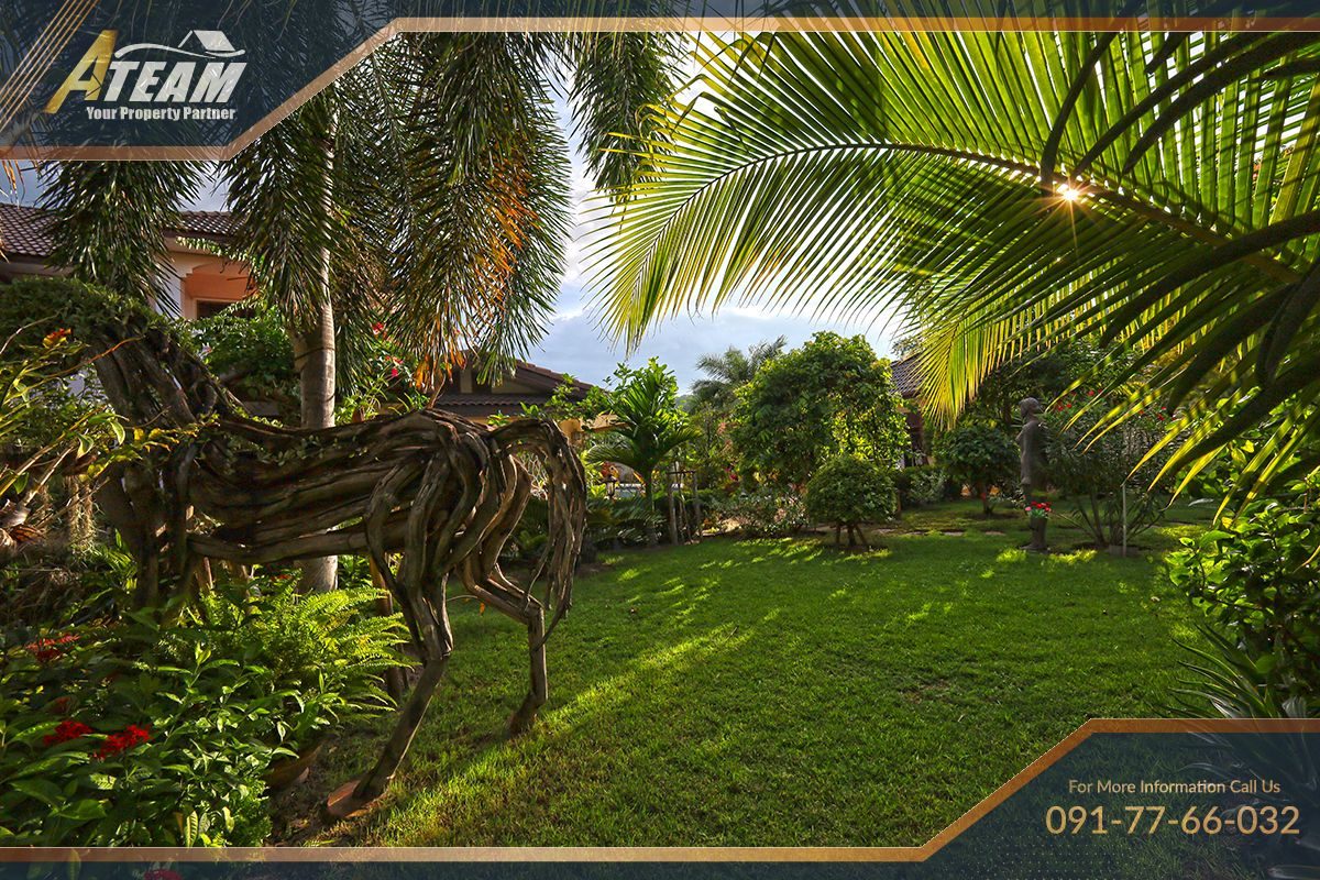 Unique Mansion on 1 Rai with incredible tropical  garden, thumbnail 47