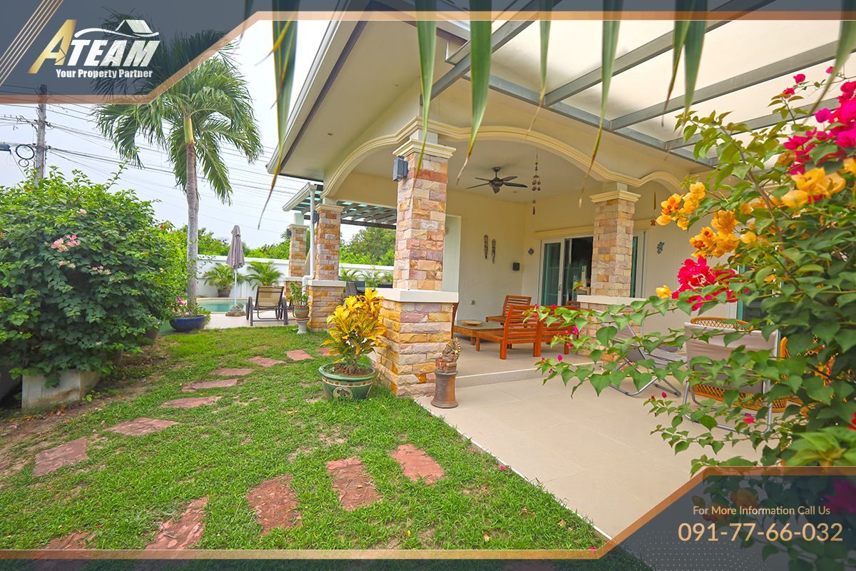 Villa d’angle avec piscine et 3 chambres à vendre – Orchid Paradise Homes, Hua Hin, miniature 17