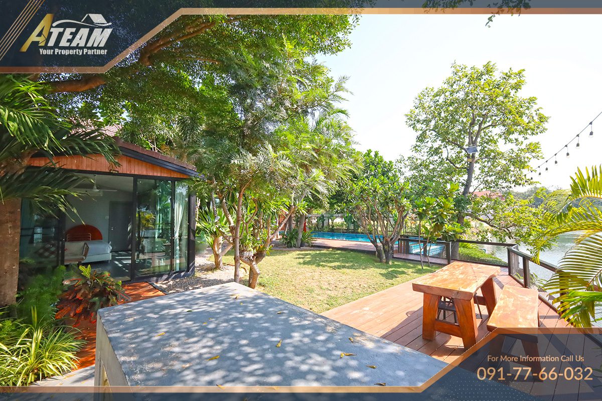 Unique 5-Bedroom Riverside Pool Villa in Pak Nam Pran, thumbnail 8