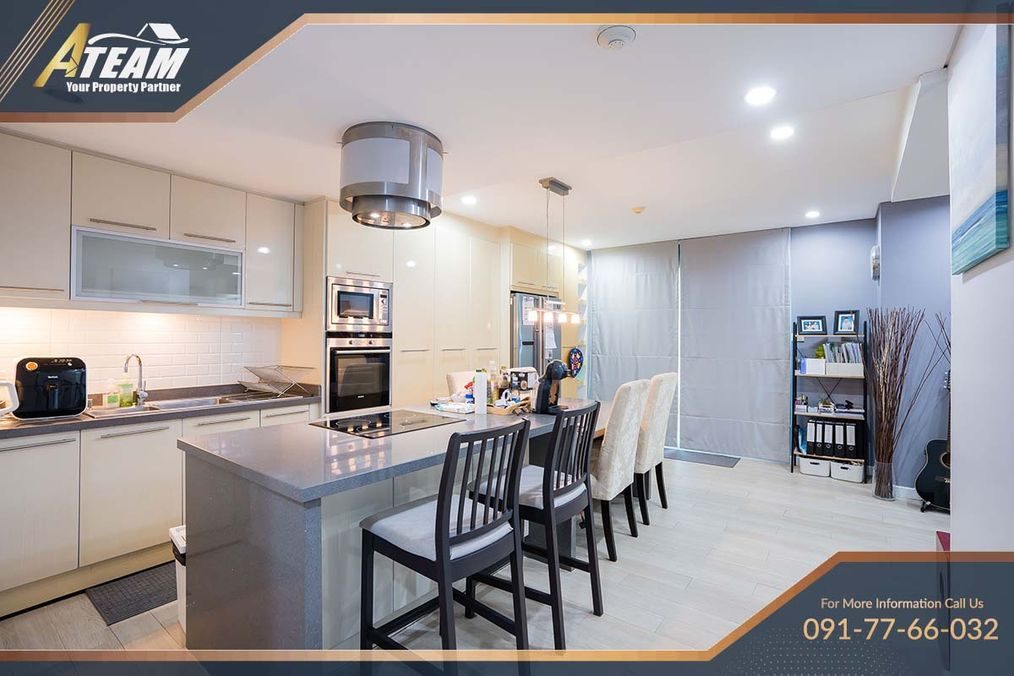 3-bedrooms 100 SQM Condo at Myconos (center Hua Hin)
