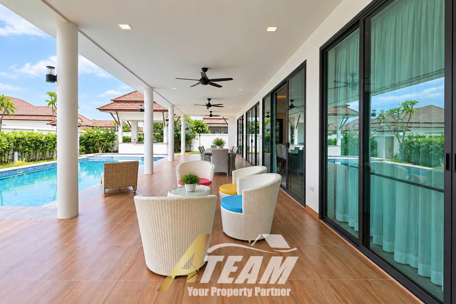 Spacious 3-Bedroom House for Rent at Plumeria Villa Hua Hin–Cha Am, thumbnail 6