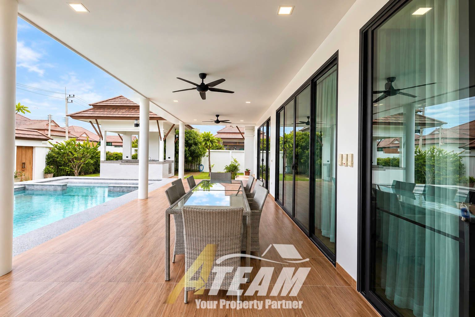 Spacious 3-Bedroom House for Rent at Plumeria Villa Hua Hin–Cha Am, thumbnail 4