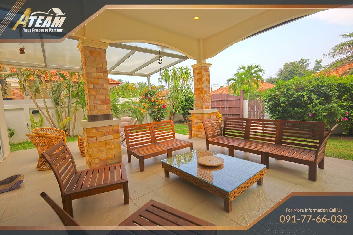 Villa d’angle avec piscine et 3 chambres à vendre – Orchid Paradise Homes, Hua Hin, miniature 14