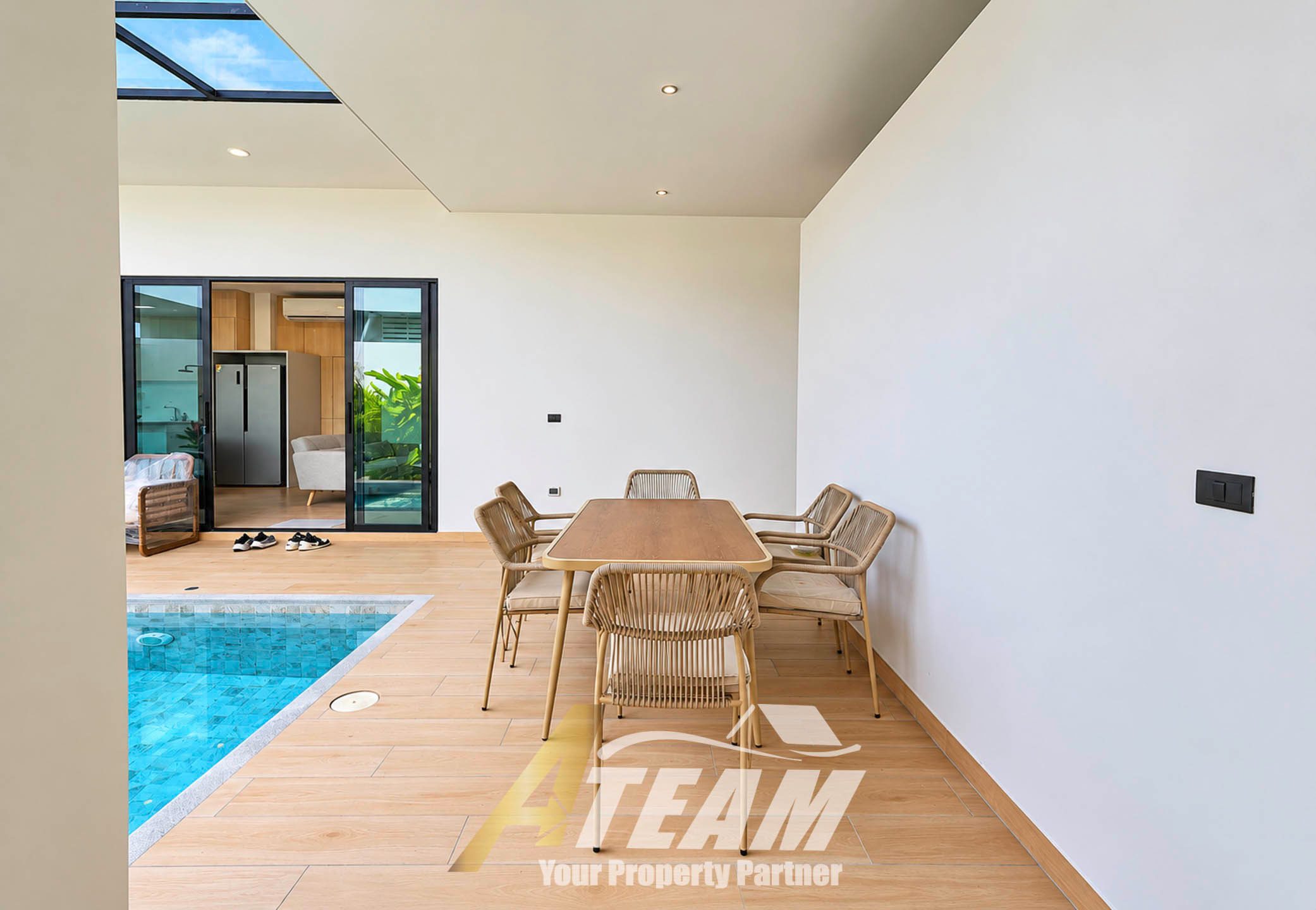 Spacious 2-Bedroom Private Pool Villa with Separate Office for Rent at Asai Village, Hua Hin –  ฿40,000/Month, thumbnail 5