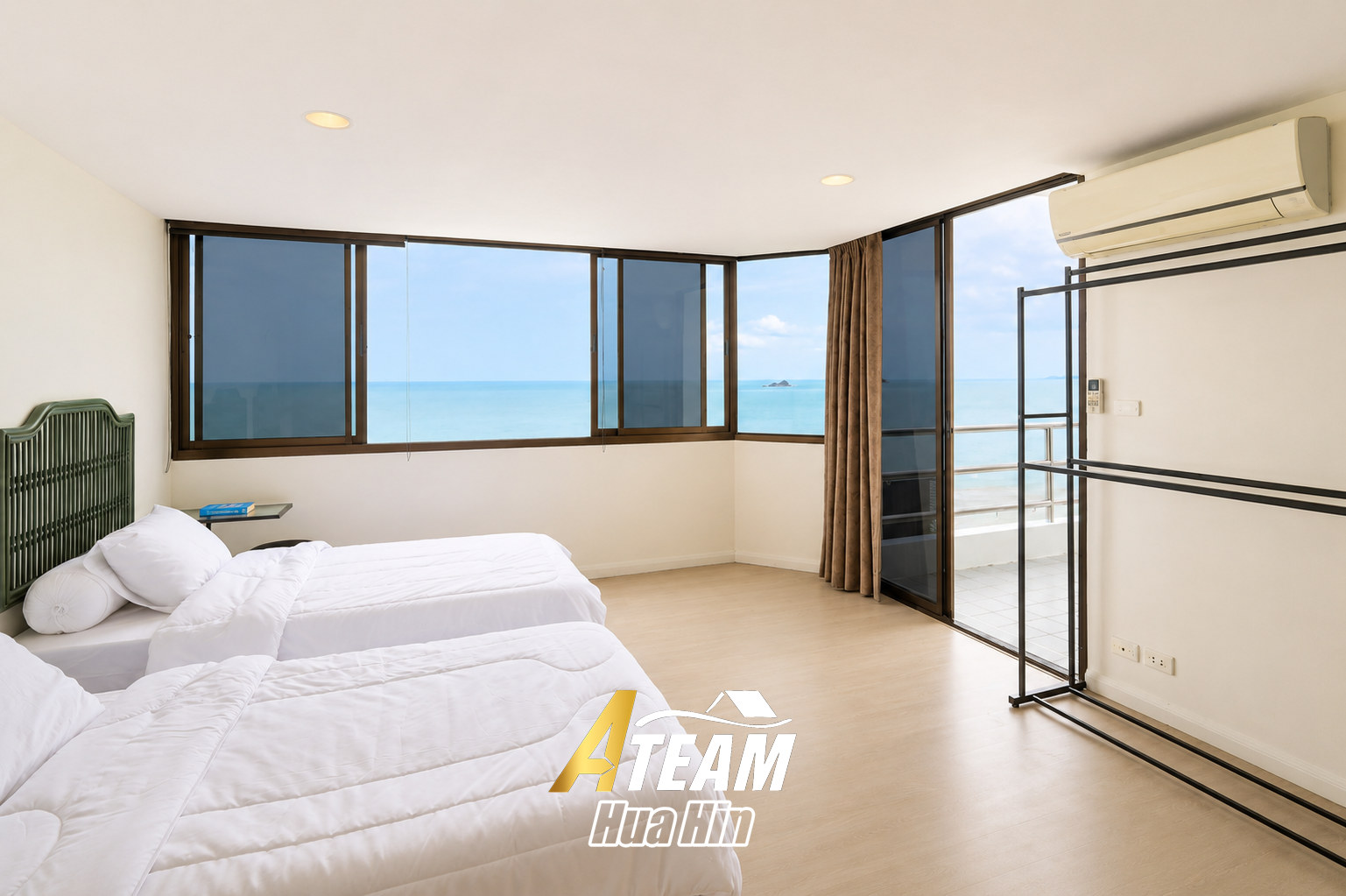 Amplio condominio en planta alta frente a la playa en venta y alquiler en Hua Hin Blue Wave., miniatura 17