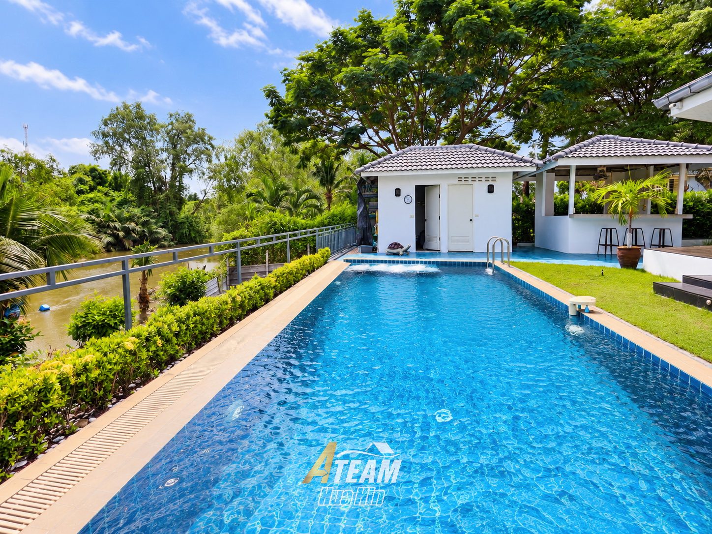 Private Riverside Pool Villa with Expansive Land in Pranburi, thumbnail 6