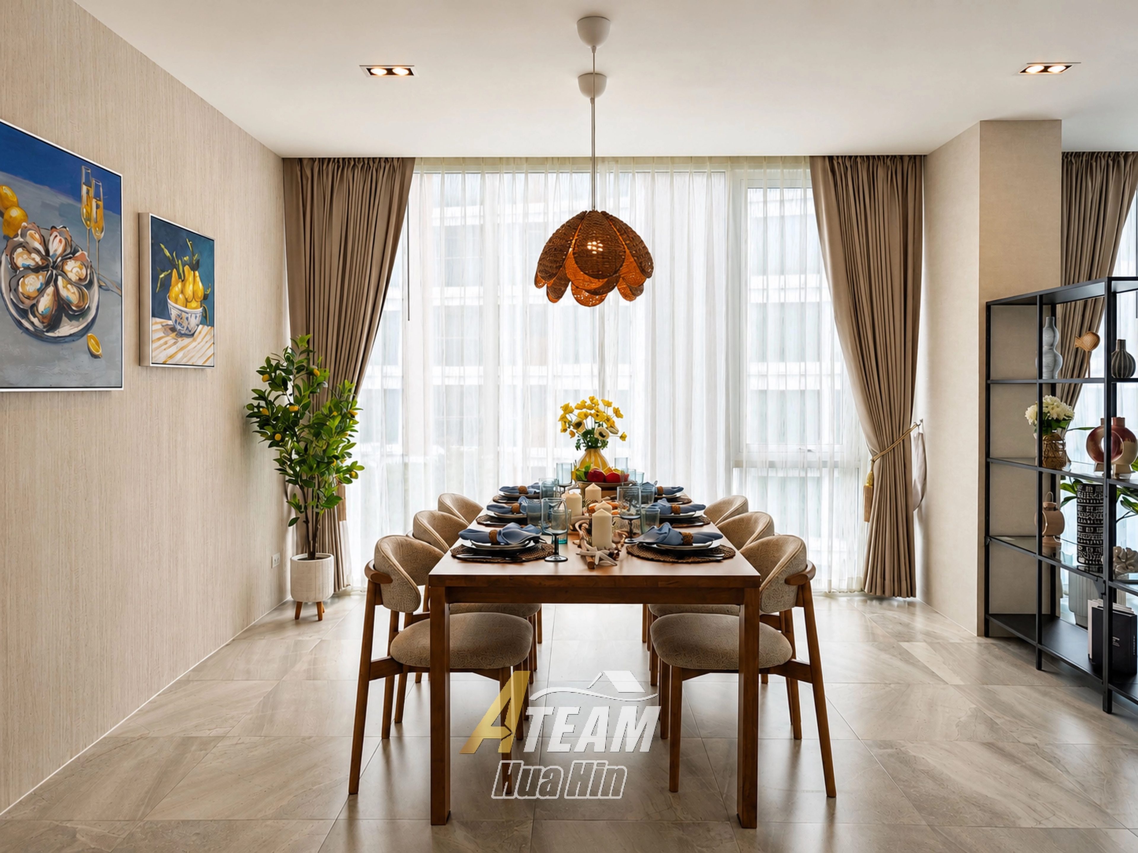 Stylish Sea View Condo with Exceptional Resort-Style Pools in Khao Takiab, thumbnail 9