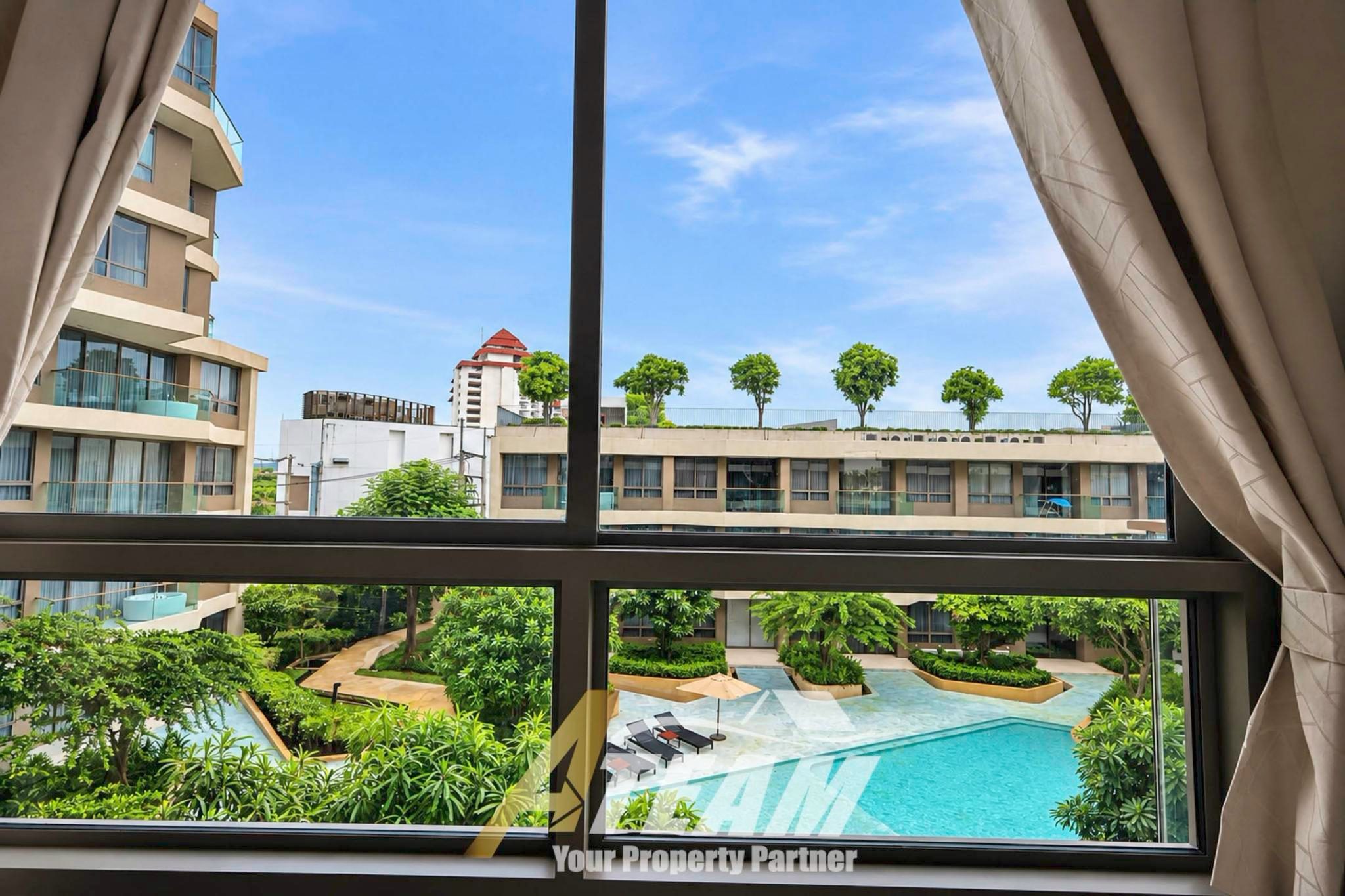 Appartement moderne 1 chambre avec vue sur piscine à louer à la résidence Veranda de Hua Hin, miniature 13