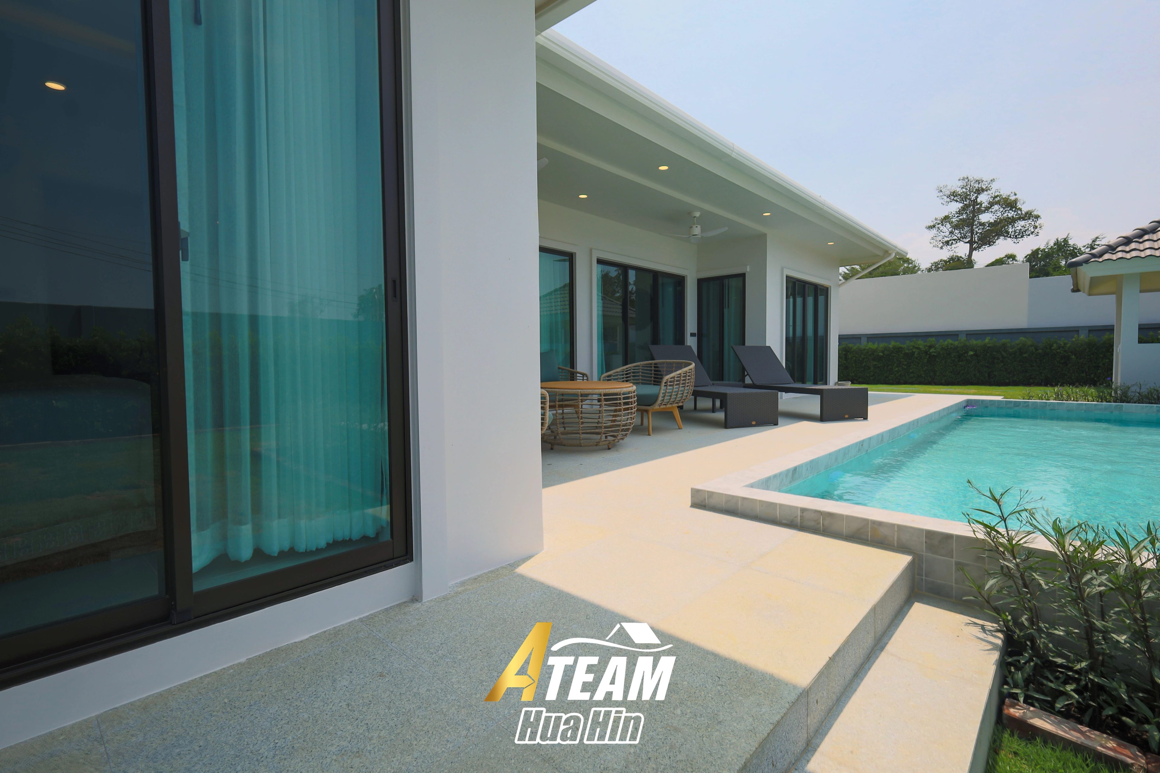 Modern 3-Bedroom Pool Villa at La Vallee Raintree Residence, Thap Tai, thumbnail 5