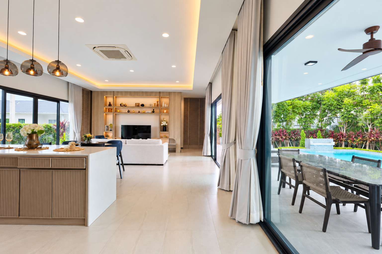 Spacious 3-Bedroom Villa at Nantra Residence Hua Hin, thumbnail 5