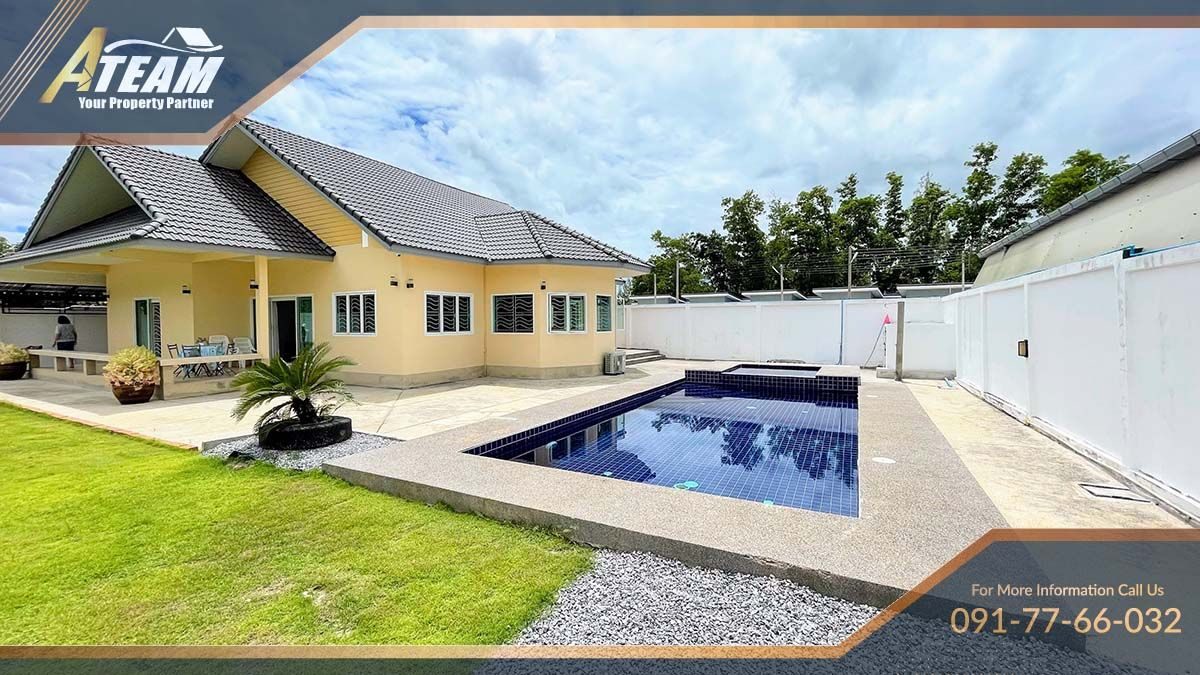 3-Bedroom Pool Villa for Rent in Thap Thai, thumbnail 12