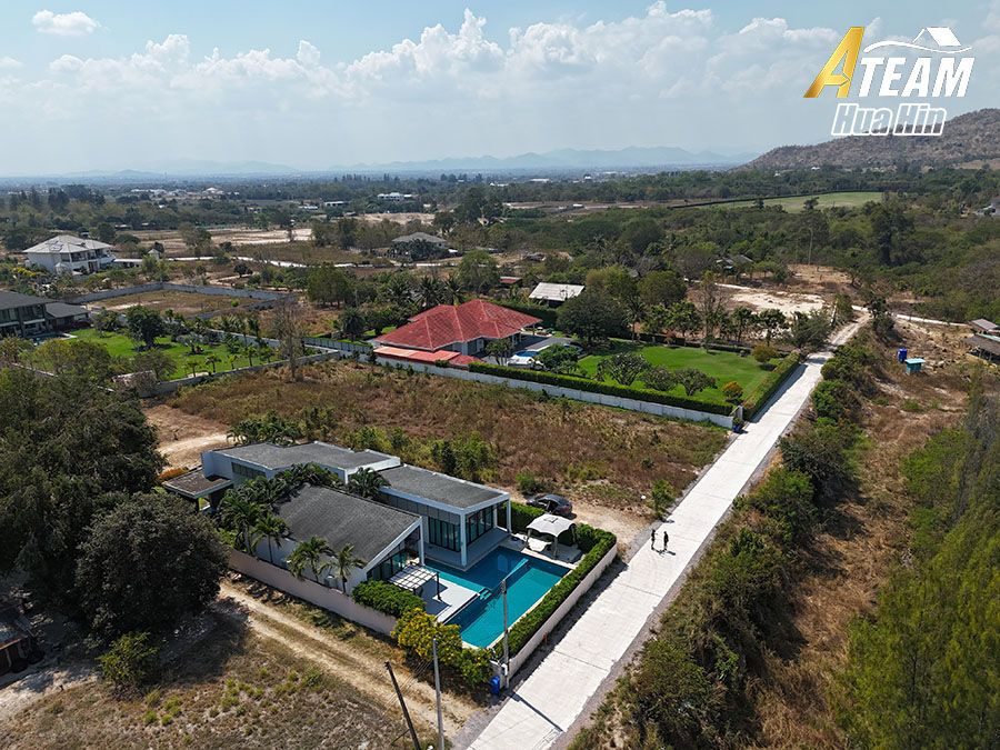 Attraktives Bauland für Wohnzwecke in Hua Hin zu verkaufen - Lage mit Bergblick, Vorschaubild 10