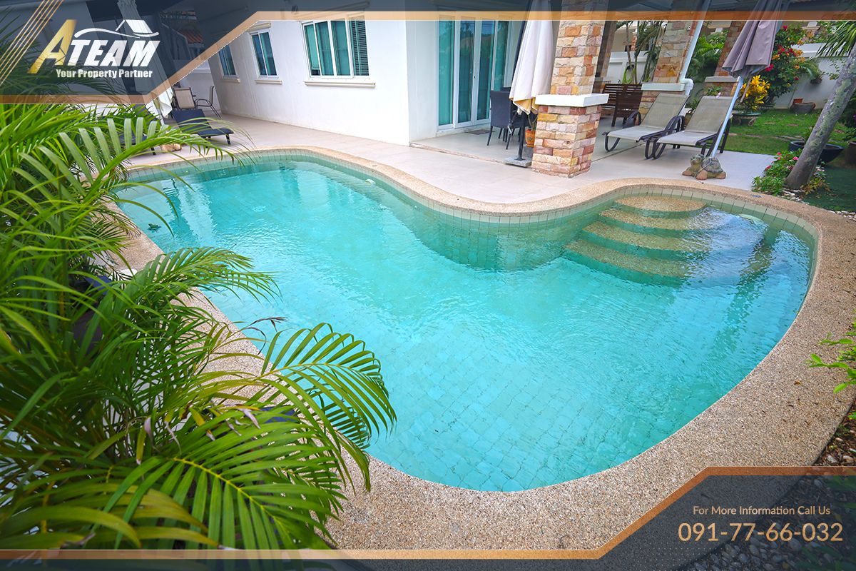 Villa d’angle avec piscine et 3 chambres à vendre – Orchid Paradise Homes, Hua Hin, miniature 2