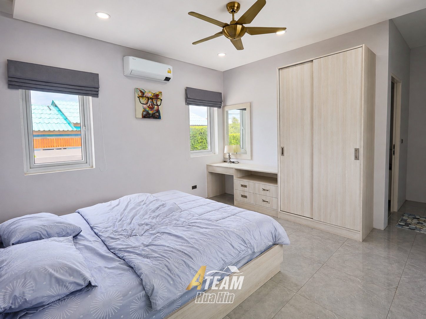 For rent 3 bed pool villa with mountain view Khao Tao, Hua Hin, thumbnail 17