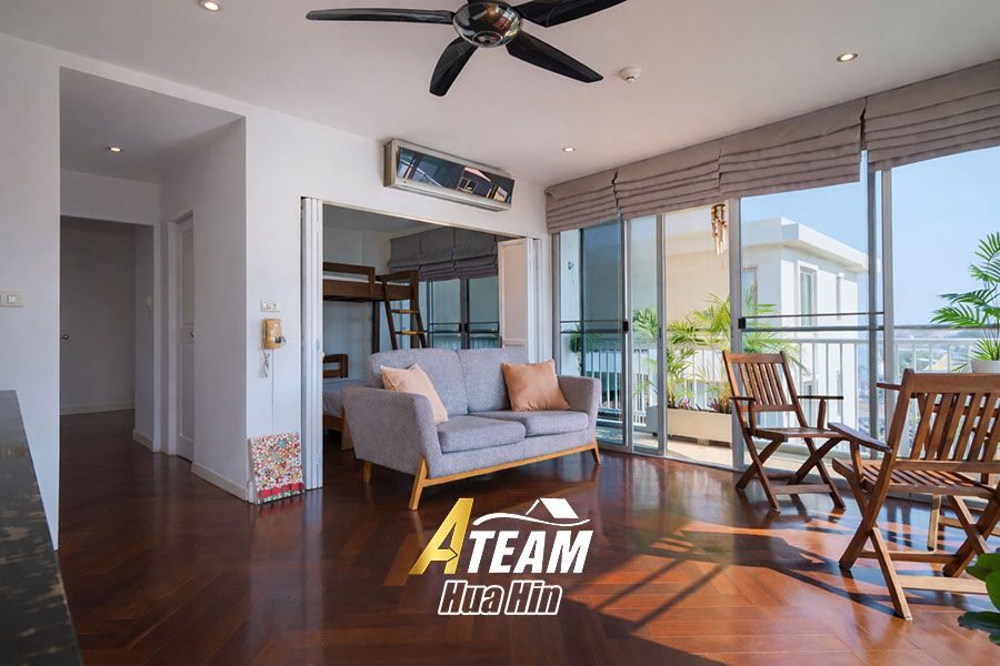 Beachfront 2-Bedroom Condo for Sale at Baan Suan Rim Sai, Khao Takiab, thumbnail 7
