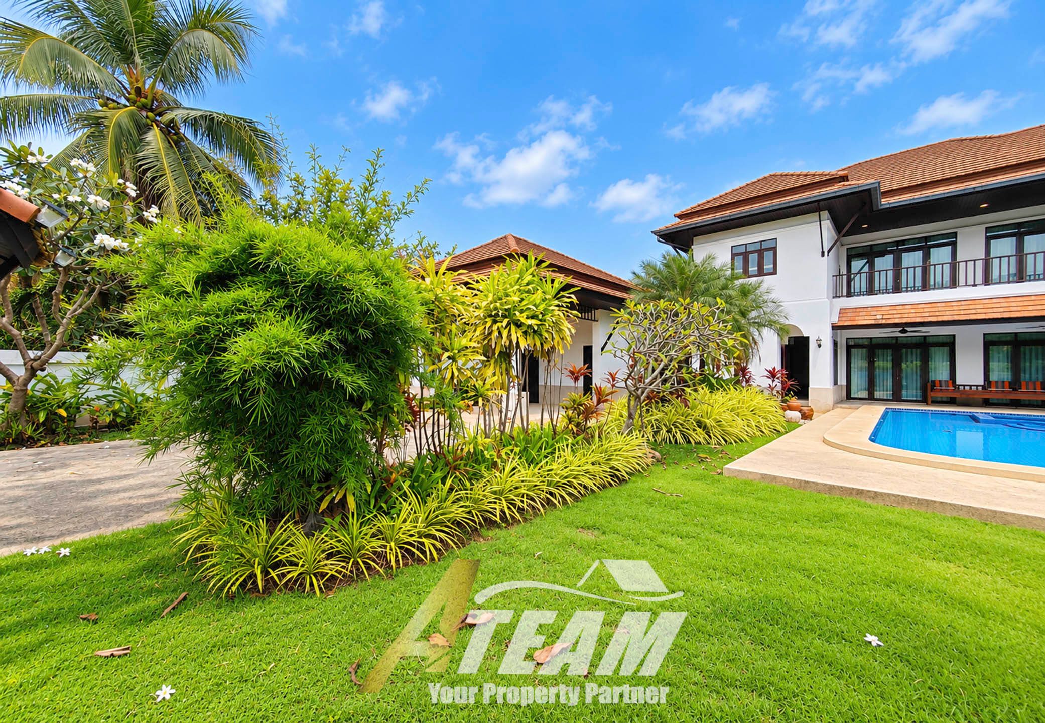 𝗦𝗽𝗮𝗰𝗶𝗼𝘂𝘀 𝟰-𝗕𝗲𝗱𝗿𝗼𝗼𝗺 𝗧𝘄𝗼-𝗦𝘁𝗼𝗿𝗲𝘆 𝗣𝗿𝗶𝘃𝗮𝘁𝗲 𝗣𝗼𝗼𝗹 𝗩𝗶𝗹𝗹𝗮 𝗳𝗼𝗿 𝗥𝗲𝗻𝘁 𝗶𝗻 𝗞𝗵𝗮𝗼 𝗧𝗮𝗼, 𝗛𝘂𝗮 𝗛𝗶𝗻 – 𝗦𝗽𝗮𝗰𝗶𝗼𝘂𝘀 𝗙𝗮𝗺𝗶𝗹𝘆 𝗟𝗶𝘃𝗶𝗻𝗴 | ฿𝟳𝟬,𝟬𝟬𝟬/𝗠𝗼𝗻𝘁𝗵, thumbnail 21