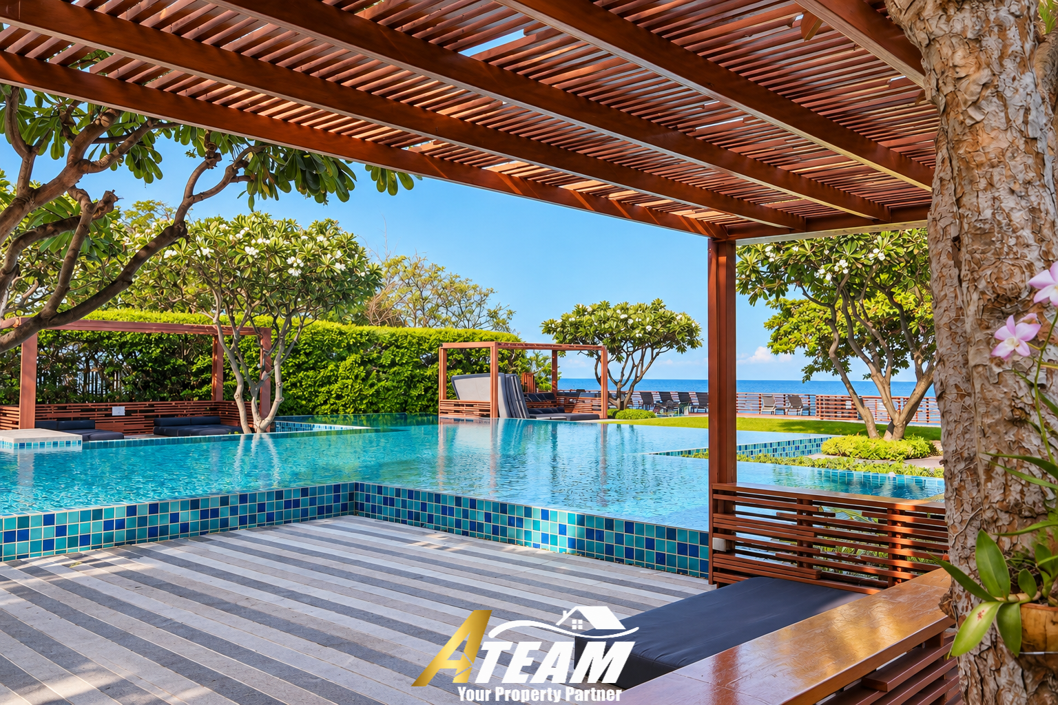 Beachfront Condo for Rent at Baan Sanpluem, thumbnail 17