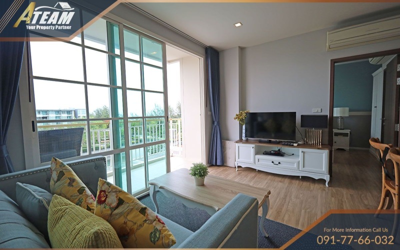 Autumn Hua Hin, sea view condo, golf view condo, condo for sale Hua Hin, Khao Takiab property, beachfront condo Hua Hin, Hua Hin investment, 2-bedroom condo Thailand, real estate Hua Hin, condo with balcony

