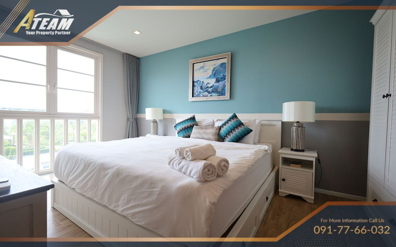 Autumn Hua Hin, sea view condo, golf view condo, condo for sale Hua Hin, Khao Takiab property, beachfront condo Hua Hin, Hua Hin investment, 2-bedroom condo Thailand, real estate Hua Hin, condo with balcony

