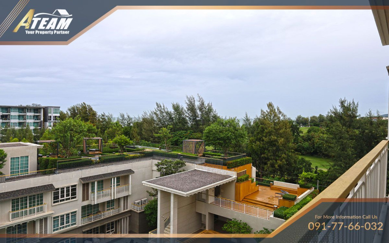 Autumn Hua Hin, sea view condo, golf view condo, condo for sale Hua Hin, Khao Takiab property, beachfront condo Hua Hin, Hua Hin investment, 2-bedroom condo Thailand, real estate Hua Hin, condo with balcony

