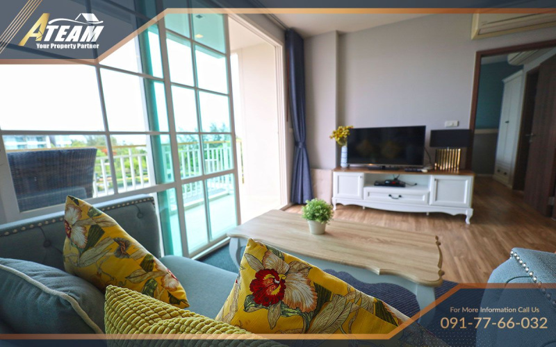 Autumn Hua Hin, sea view condo, golf view condo, condo for sale Hua Hin, Khao Takiab property, beachfront condo Hua Hin, Hua Hin investment, 2-bedroom condo Thailand, real estate Hua Hin, condo with balcony

