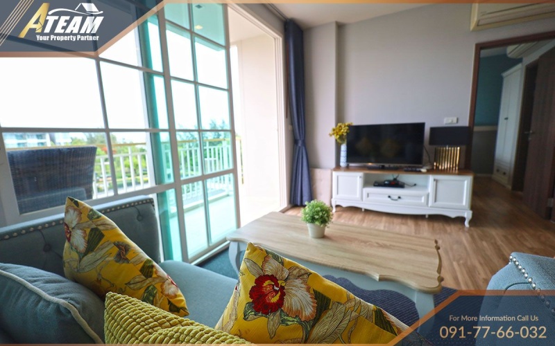 Autumn Hua Hin, sea view condo, golf view condo, condo for sale Hua Hin, Khao Takiab property, beachfront condo Hua Hin, Hua Hin investment, 2-bedroom condo Thailand, real estate Hua Hin, condo with balcony

