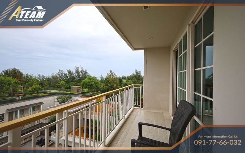 Autumn Hua Hin, sea view condo, golf view condo, condo for sale Hua Hin, Khao Takiab property, beachfront condo Hua Hin, Hua Hin investment, 2-bedroom condo Thailand, real estate Hua Hin, condo with balcony

