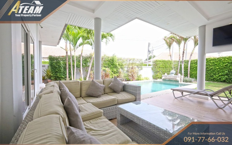 Hua Hin, Thap Thai, 4 Bedrooms, 3 Bathrooms, House / Villa, For Rent,0,1962, A-Team Real estate