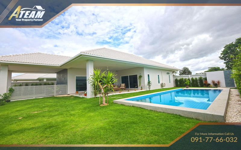 Hua Hin, Wangpong , 3 Bedrooms, 2 Bathrooms, House / Villa, For Sale, ,0,1963, A-Team Real estate