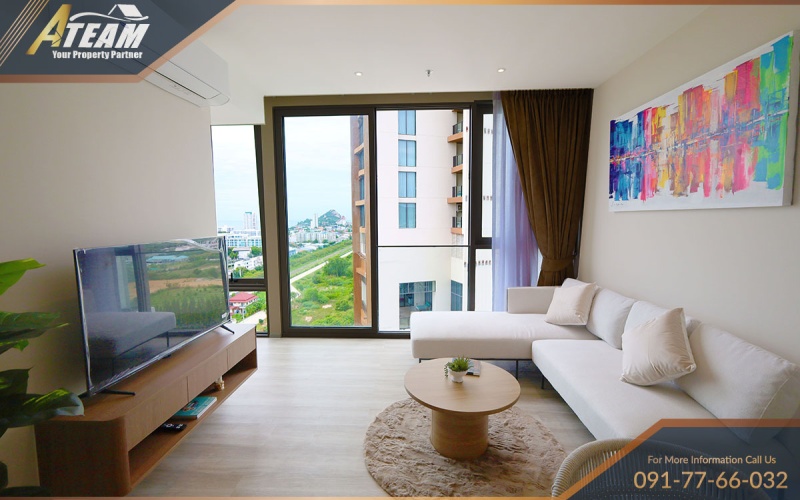 Vehha Hua Hin condo for rent, Hua Hin sea view condo, luxury condo Hua Hin, 1 bedroom condo Hua Hin, panoramic sea view, holiday rental Hua Hin, high-end condo Thailand, condo near Cicada Market, beachfront condo Hua Hin, rental near Holiday Inn Hua Hin