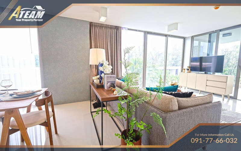 Hua Hin condo for sale, The Pine Hua Hin, golf view condo, Sea Pines view, Khao Takiab beach condo, 3-bedroom condo Hua Hin, foreign quota, beachfront condo Hua Hin