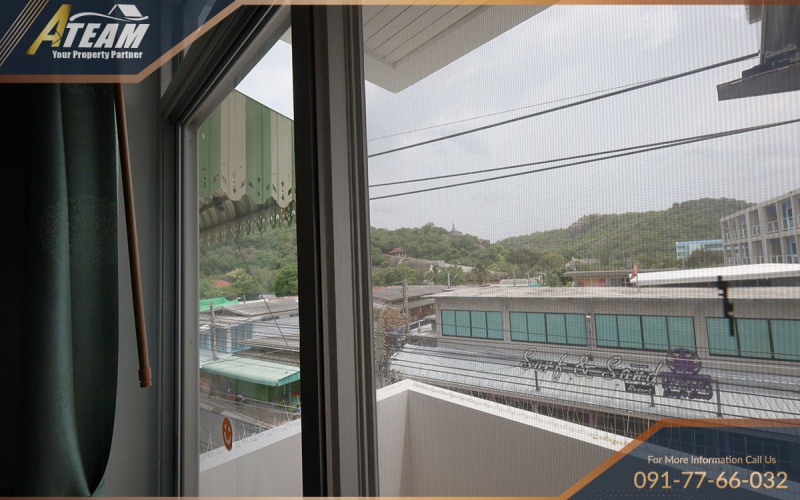 townhouse for rent Hua Hin, Takiap beach house, 3 bedroom townhouse Hua Hin, Hua Hin beach rental, mountain view rooftop, sea view townhouse, long-term rental Hua Hin, family home near beach, Hua Hin property rental, house near Khao Takiap