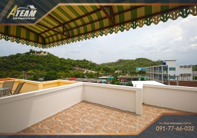 townhouse for rent Hua Hin, Takiap beach house, 3 bedroom townhouse Hua Hin, Hua Hin beach rental, mountain view rooftop, sea view townhouse, long-term rental Hua Hin, family home near beach, Hua Hin property rental, house near Khao Takiap