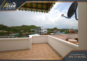 townhouse for rent Hua Hin, Takiap beach house, 3 bedroom townhouse Hua Hin, Hua Hin beach rental, mountain view rooftop, sea view townhouse, long-term rental Hua Hin, family home near beach, Hua Hin property rental, house near Khao Takiap