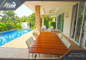 Hua Hin , Thap Thai, 3 Bedrooms, 3 Bathrooms, House / Villa, For Rent,0,1979, A-Team Real estate