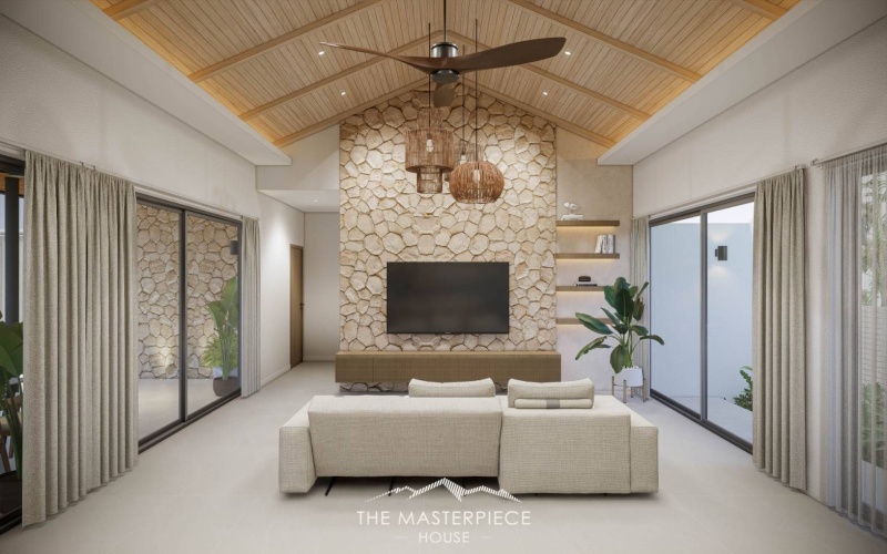 Secure this luxury 3-bedroom, 4-bathroom pool villa in Hua Hin’s Black Mountain area for only 14.5M THB pre-completion. Fully furnished, 319 sqm usable area, 808 sqm land, mountain views, mini golf lawn, and 5-year warranty.