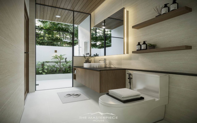 Secure this luxury 3-bedroom, 4-bathroom pool villa in Hua Hin’s Black Mountain area for only 14.5M THB pre-completion. Fully furnished, 319 sqm usable area, 808 sqm land, mountain views, mini golf lawn, and 5-year warranty.