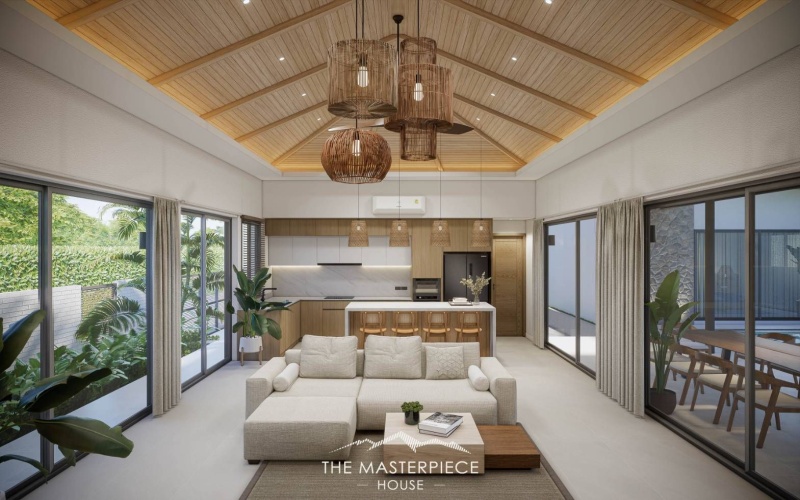 Secure this luxury 3-bedroom, 4-bathroom pool villa in Hua Hin’s Black Mountain area for only 14.5M THB pre-completion. Fully furnished, 319 sqm usable area, 808 sqm land, mountain views, mini golf lawn, and 5-year warranty.