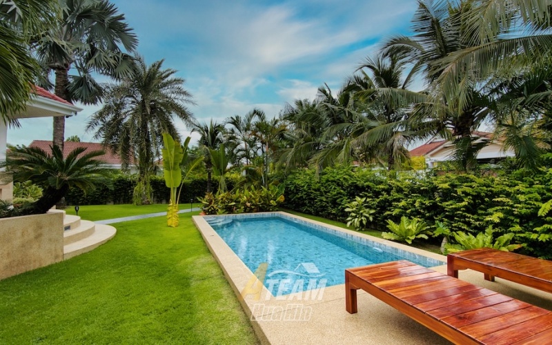 Smart House Valley Hua Hin, pool villa Hua Hin for sale, renovated villa Hua Hin, 3-bedroom villa Hua Hin, turnkey villa Hua Hin, saltwater pool Hua Hin, secure gated community Hua Hin, Hua Hin property for sale, Hua Hin fitness pool