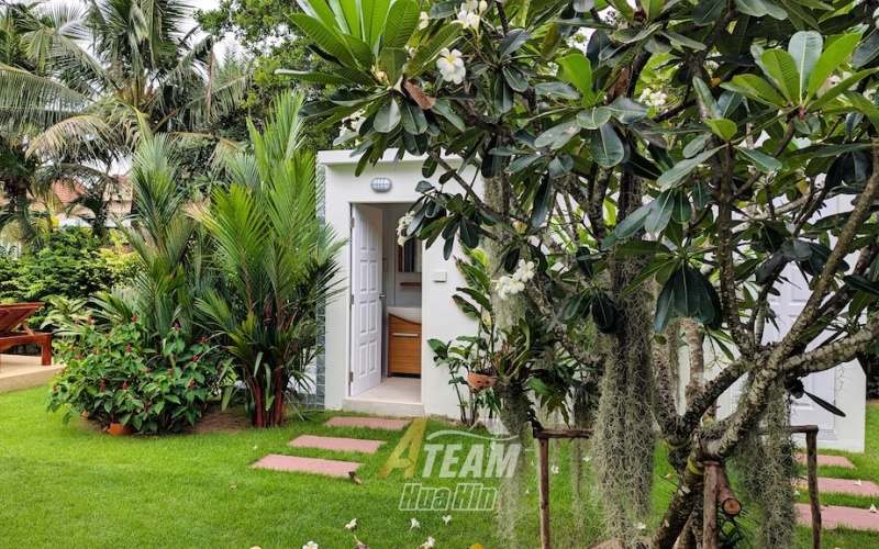 Smart House Valley Hua Hin, pool villa Hua Hin for sale, renovated villa Hua Hin, 3-bedroom villa Hua Hin, turnkey villa Hua Hin, saltwater pool Hua Hin, secure gated community Hua Hin, Hua Hin property for sale, Hua Hin fitness pool