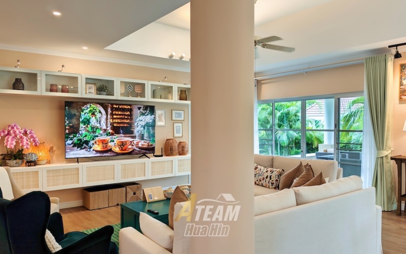 Smart House Valley Hua Hin, pool villa Hua Hin for sale, renovated villa Hua Hin, 3-bedroom villa Hua Hin, turnkey villa Hua Hin, saltwater pool Hua Hin, secure gated community Hua Hin, Hua Hin property for sale, Hua Hin fitness pool