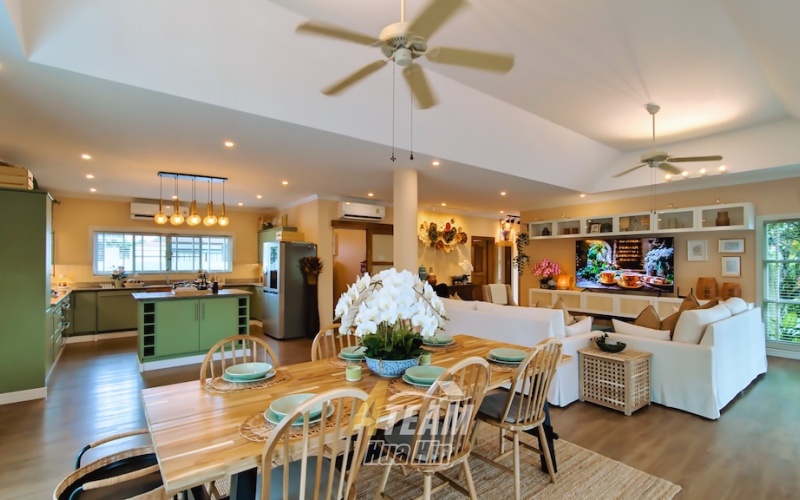 Smart House Valley Hua Hin, pool villa Hua Hin for sale, renovated villa Hua Hin, 3-bedroom villa Hua Hin, turnkey villa Hua Hin, saltwater pool Hua Hin, secure gated community Hua Hin, Hua Hin property for sale, Hua Hin fitness pool