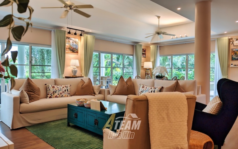 Smart House Valley Hua Hin, pool villa Hua Hin for sale, renovated villa Hua Hin, 3-bedroom villa Hua Hin, turnkey villa Hua Hin, saltwater pool Hua Hin, secure gated community Hua Hin, Hua Hin property for sale, Hua Hin fitness pool